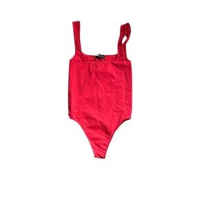 Chic Red Women's Bodysuit